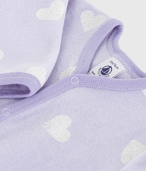Strampler aus Nicki mit Herzmotiv weiss SQUAW/ MARSHMALLOW