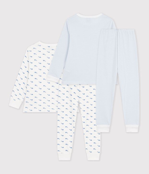 Set Kinder-Pyjamas aus bedruckter Baumwolle vielfarbig