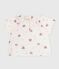 Kurzärmelige Baby-Bluse aus Baumwolle mit Herzmotiv weiss AVALANCHE/ MULTICO