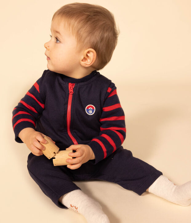 &Auml;rmelloser Baby-Overall aus dickem Jersey SMOKING