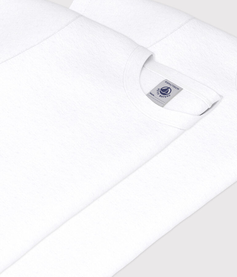 2er-Set kurz&auml;rmelige wei&szlig;e T-Shirts f&uuml;r Jungen variante 1