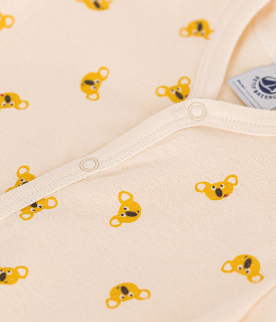 Baby-Kurzoverall aus Baumwolle mit Koala-Printmotiv weiss AVALANCHE/ MULTICO