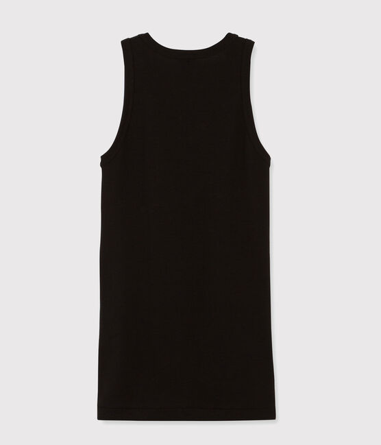 Tanktop aus Baumwolle für Damen schwarz NOIR