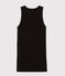 Tanktop aus Baumwolle für Damen schwarz NOIR
