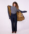 Lange Damen-Regenjacke zweifarbig SMOKING