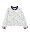 Kinder-Cardigan für Mädchen weiss MARSHMALLOW/weiss MULTICO