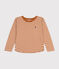 Langärmeliges Kinder-T-Shirt aus Doppeljersey ECUREUIL/ AVALANCHE