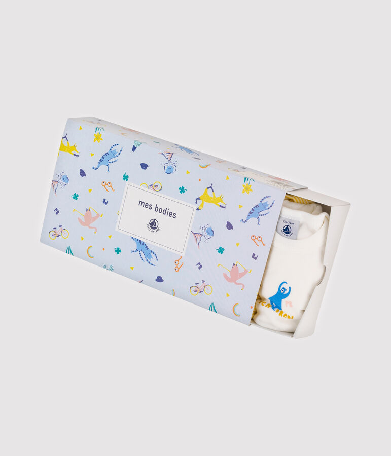 5er-Set lang&auml;rmlige Baby-Bodys f&uuml;r Jungen variante 1