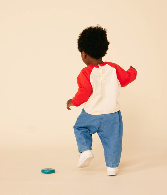 Baby-Sweatshirt aus leichtem Molton rot AVALANCHE/ AURORA