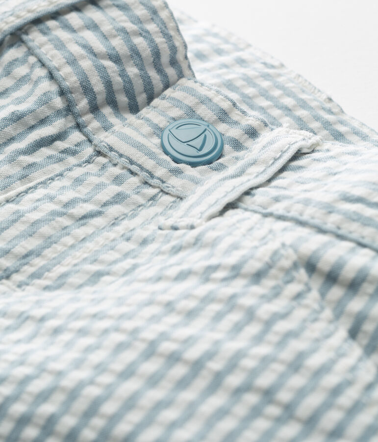 Gestreifte babyhose jungen blau/weiss