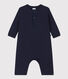 Langer Baby-Overall aus gestepptem Doppeljersey