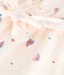 Ärmelloses Kinder-Kleid aus Baumwolle mit Herz-Motiv weiss AVALANCHE/ MULTICO
