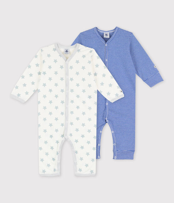 2er-Set Baby-Strampler aus Baumwolle ohne Füße variante 1