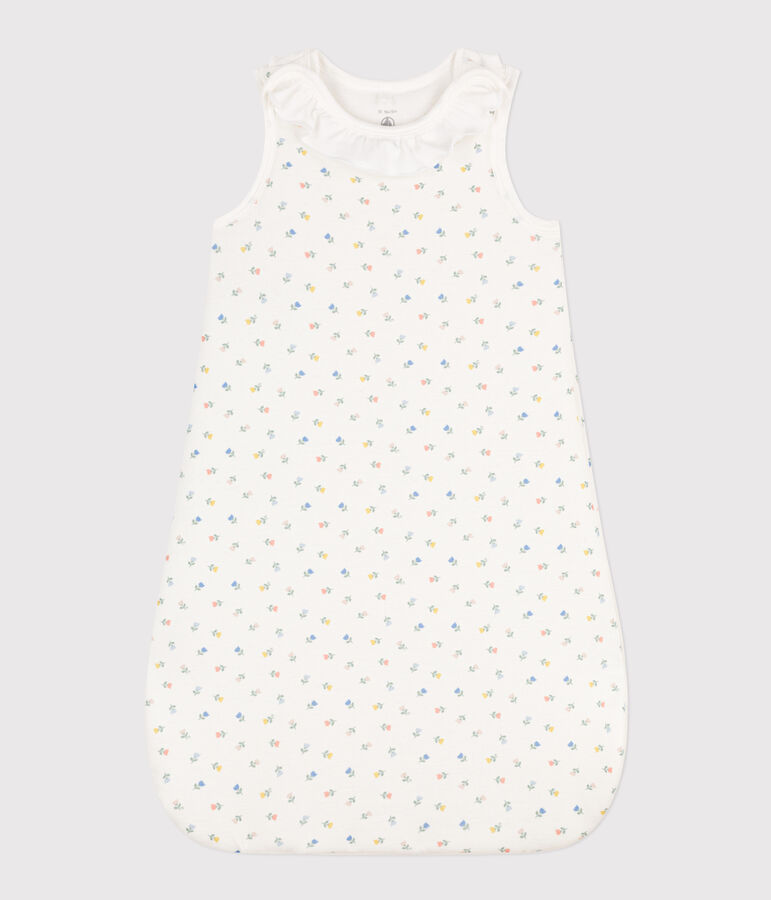 Babyschlafsack aus Baumwolle mit Blumenmotiv TOG 2 weiss/vielfarbig