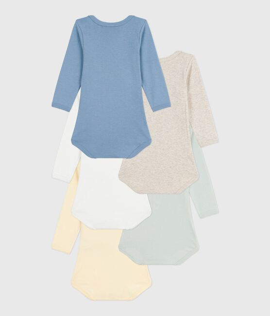 Set langärmeliger Baby-Bodys aus Baumwolle mit Wochentagen variante 1