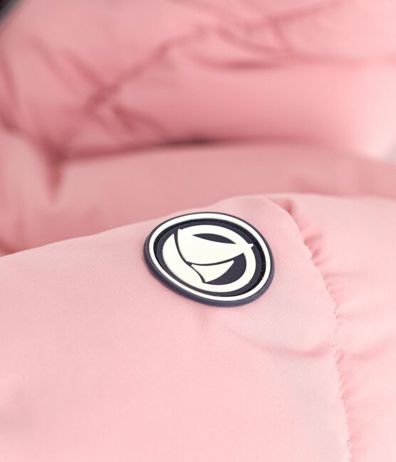 Einfarbige Kinder-Winterjacke  rosa CHARME