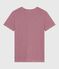 Kurzärmeliges Damen-T-Shirt L’Iconique aus Baumwolle rot AMARANTE/ MARSHMALLOW