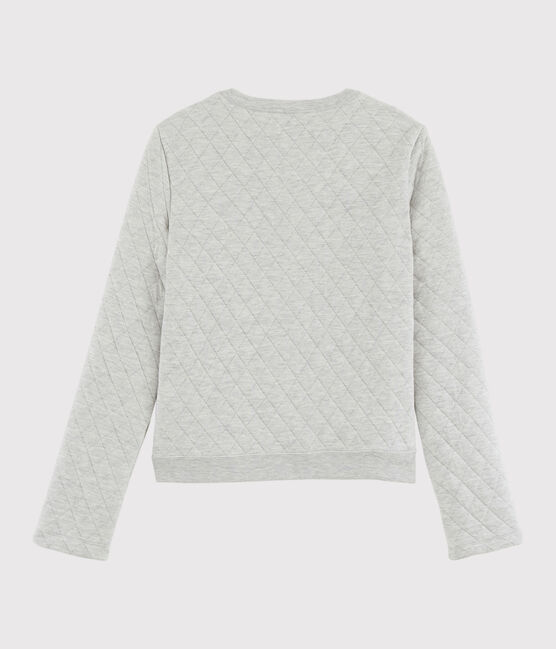 Cardigan aus Rundstrick für Damen grau BELUGA CHINE