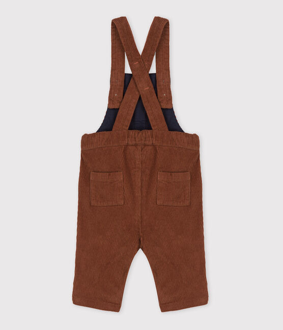 Lange Babylatzhose aus Cord braun CINA
