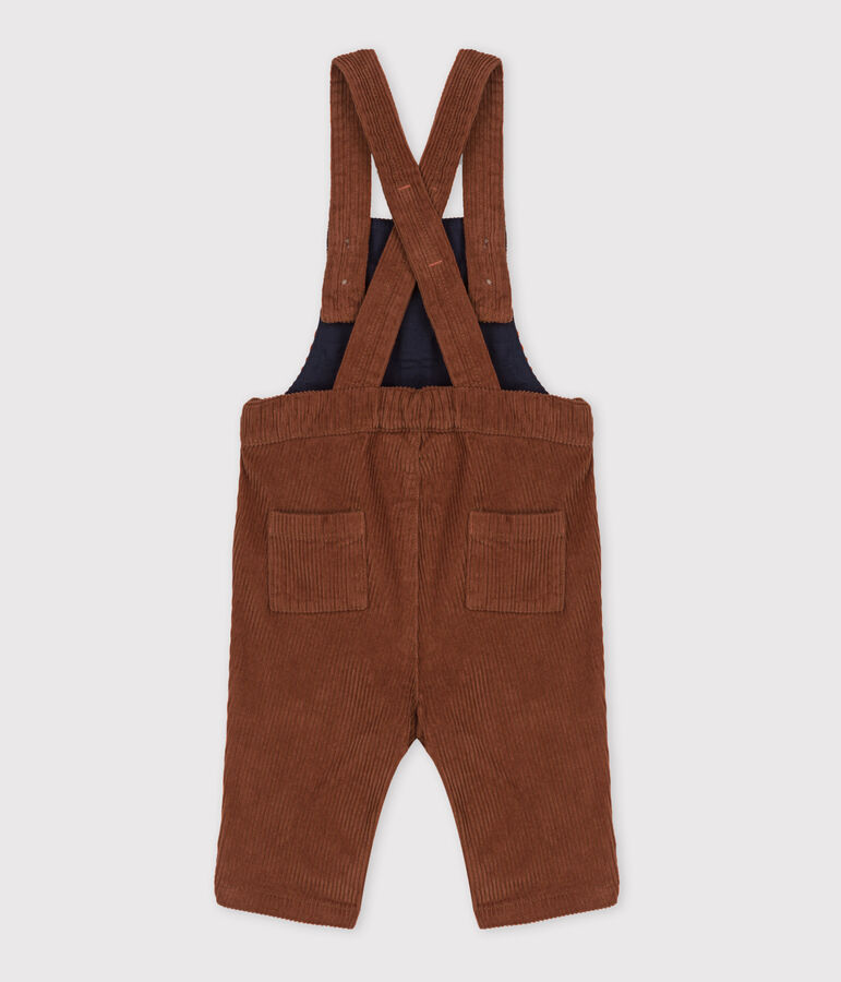 Lange Babylatzhose aus Cord braun