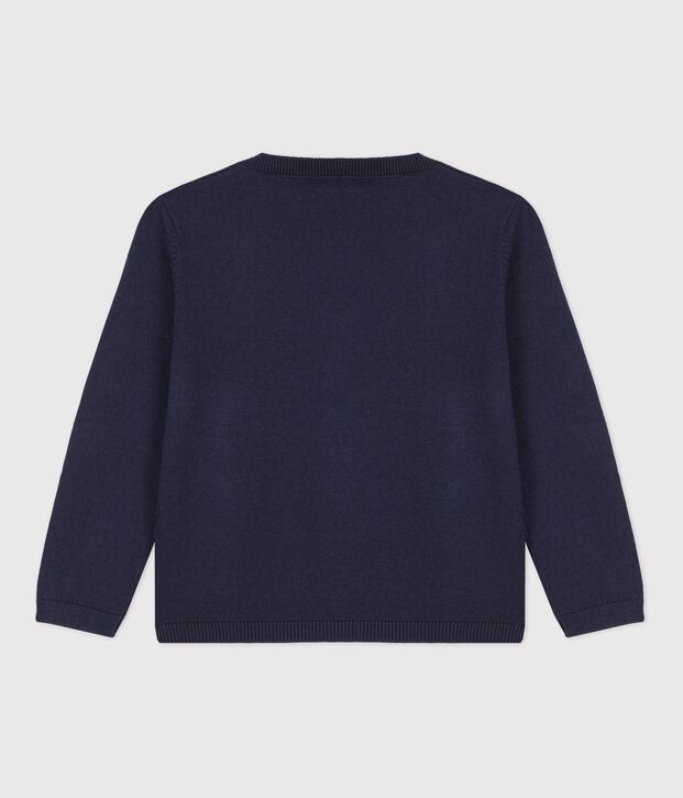 Kinder-Cardigan aus Wolle und Baumwolle f&uuml;r Jungen SMOKING