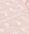 Baby-Schlafsack aus Baumwolle mit rosa Walen TOG 2 SALINE/ MARSHMALLOW