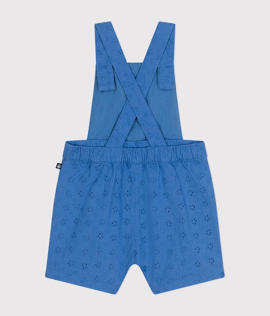 Kurze Baby-Latzhose aus englischer Spitze blau GAULOISE
