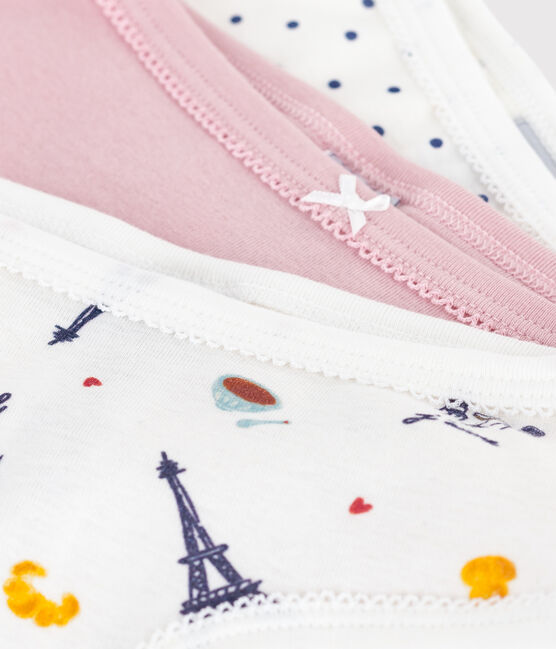 Set Kinder-Slips High Waist aus Baumwolle mit Paris-Motiv variante 1