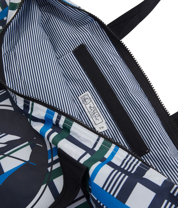 Tasche mit Karomuster f&uuml;r Damen weiss/vielfarbig