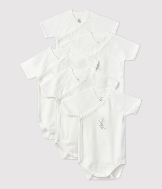 5er-Set Baby-Bodys aus Bio-Baumwolle variante 1