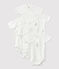 5er-Set Baby-Bodys aus Bio-Baumwolle variante 1