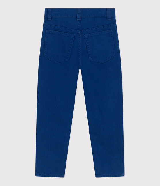 Gerade geschnittene Hose aus farbigem Denim Kinder/Jungen blau INCOGNITO