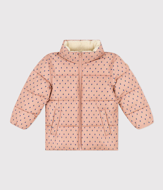 Winterjacke mit ausziehbarer Kapuze für Mädchen VINTAGE/ MULTICO