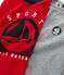 Set mit 2 T-Shirts für Jungen: mit Siebdruck + einfarbig variante 2