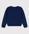 Sweatshirt aus Baumwolle für Damen blau MEDIEVAL