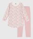 Kinder-Nachthemd und Leggings aus Nicki mit Blumenmotiv