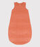 BABYSCHLAFSACK AUS NICKI MIT HERZMUSTER, TOG-WERT 2 BRANDY/ AVALANCHE