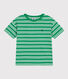 Gestreiftes Jungen-T-Shirt aus Jerseystoff