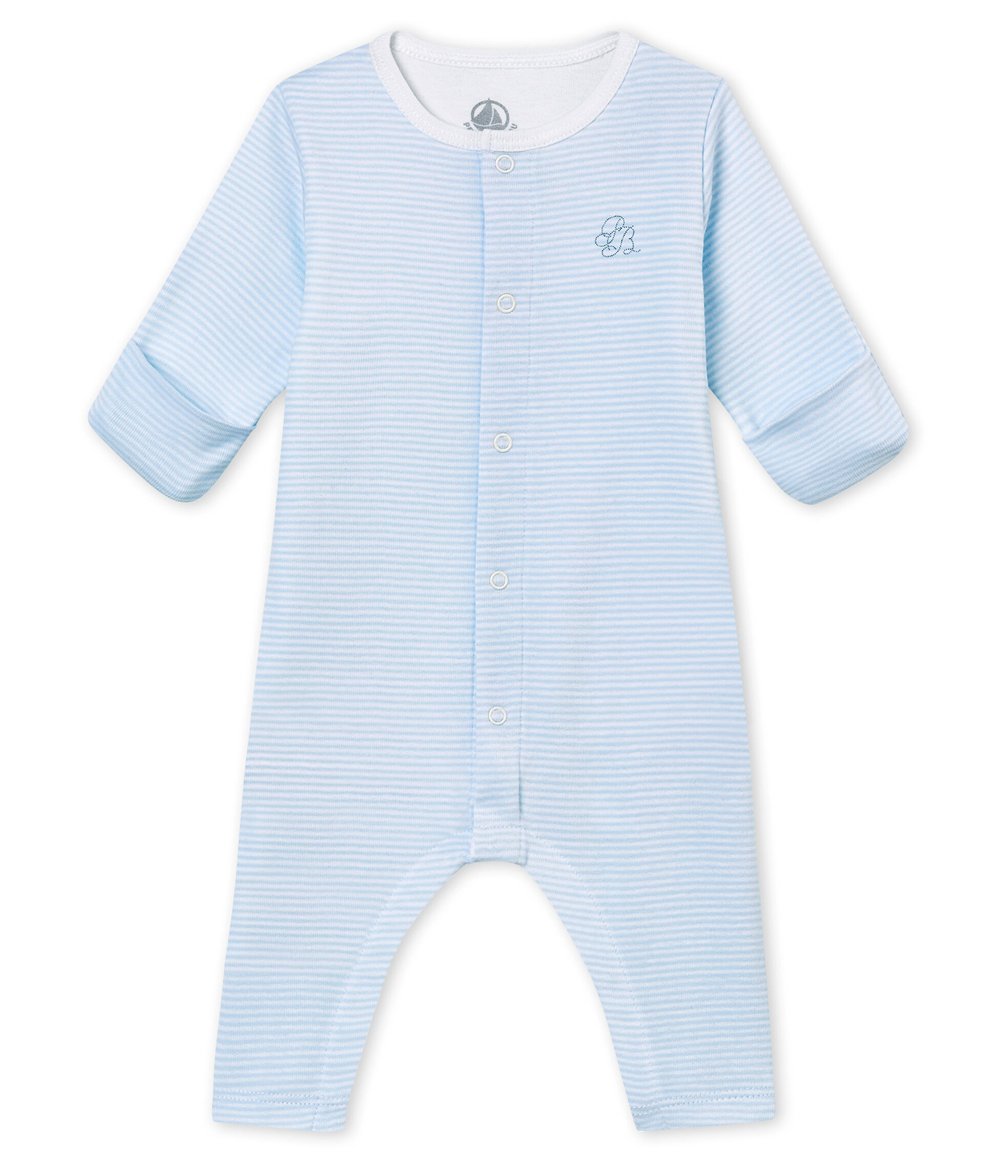NEU! von Petit Bateau royalblau Strampler//Overall//Schlafanzug ohne Fuß