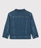 Kinder-Jeansjacke aus Bio-Baumwolle für Mädchen / Jungen blau DENIM BLEU DELAVE