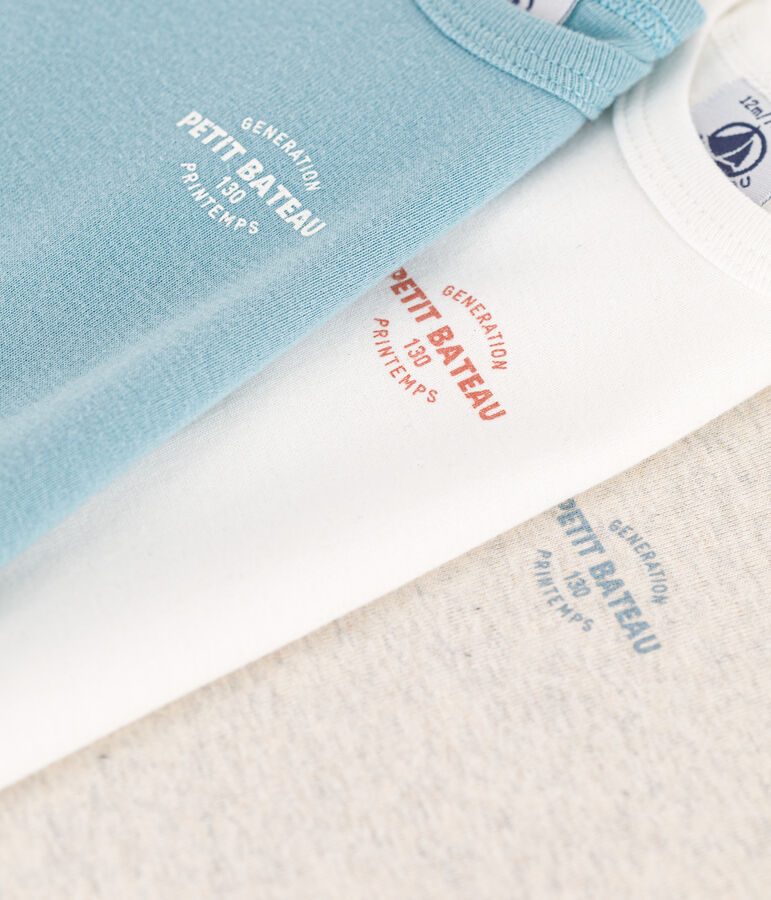 3er-Set kurz&auml;rmelige Bodys 130 Jahre aus Baumwolle vielfarbig