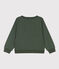 Sweatshirt mit Printmotiv aus Molton grün AVORIAZ