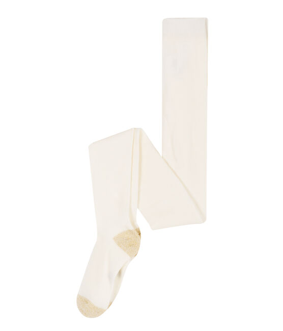Kinder-Strumpfhose Mädchen weiss MARSHMALLOW