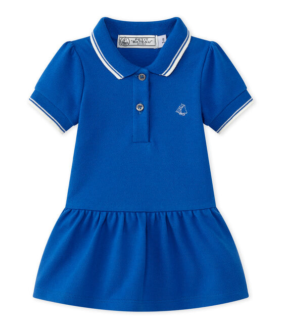 Baby Mädchen Kleid blau PERSE