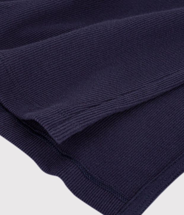 Langes Damen Tanktop-Kleid aus Baumwolle blau