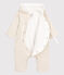 Langer Baby-Overall mit Kapuze aus Bio-Baumwolle in meliertem Grau. beige MONTELIMAR CHINE