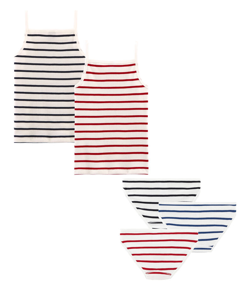 Unterw&auml;sche-Set f&uuml;r M&auml;dchen vielfarbig