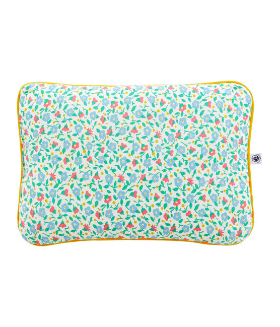 Rippstrick-Kissen weiss MARSHMALLOW/weiss MULTICO