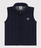Baby-Weste aus gestepptem Doppeljersey blau SMOKING