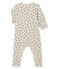 Langer Baby-Overall aus Wolle und Baumwolle beige MONTELIMAR/weiss MULTICO